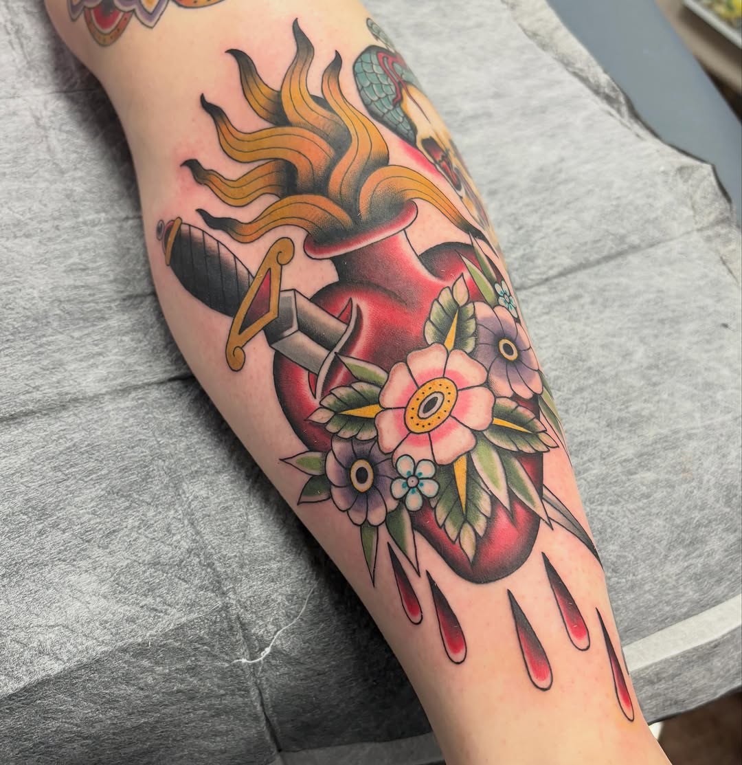 Tattoo by @jakobristau — american_traditional, illustrative