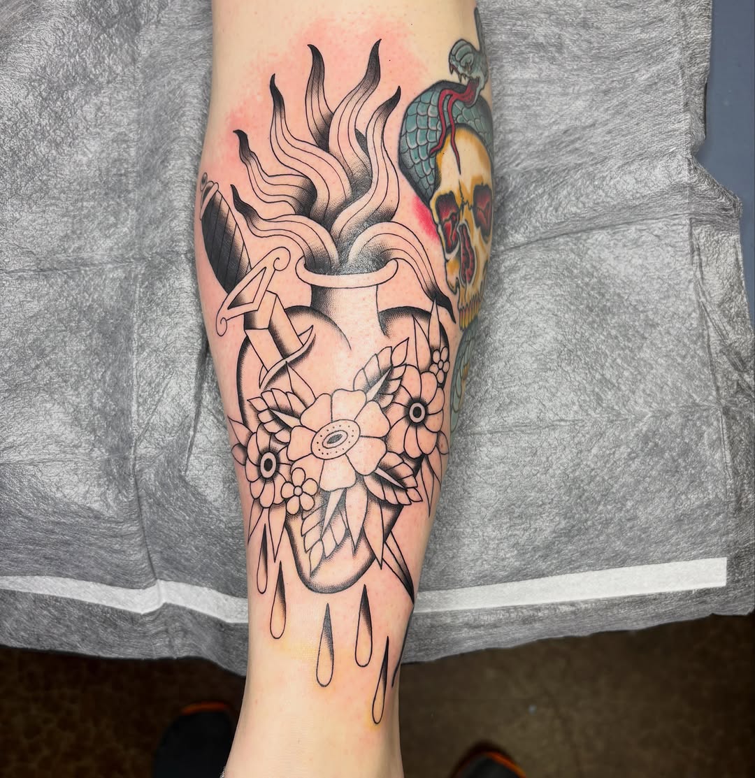 Tattoo by @jakobristau — american_traditional, illustrative