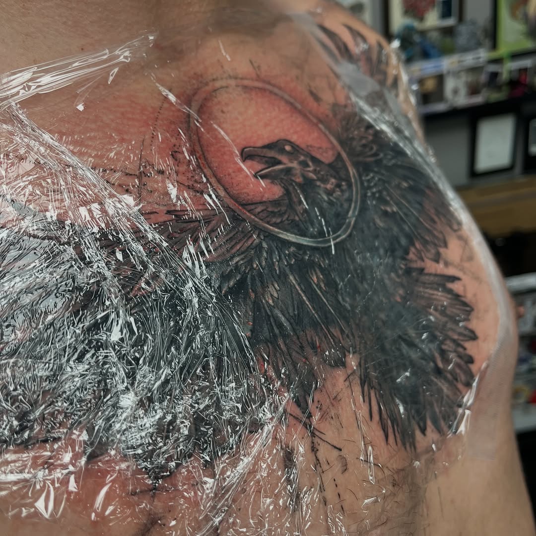 Tattoo by @swampzillla — blackwork, illustrative