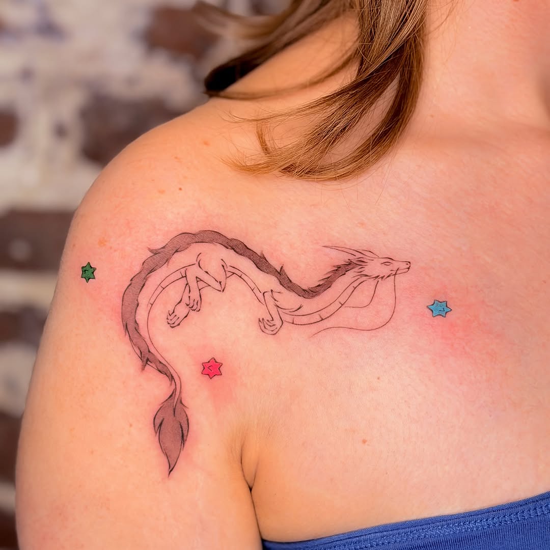 Tattoo by @juhsdink โ fine_line