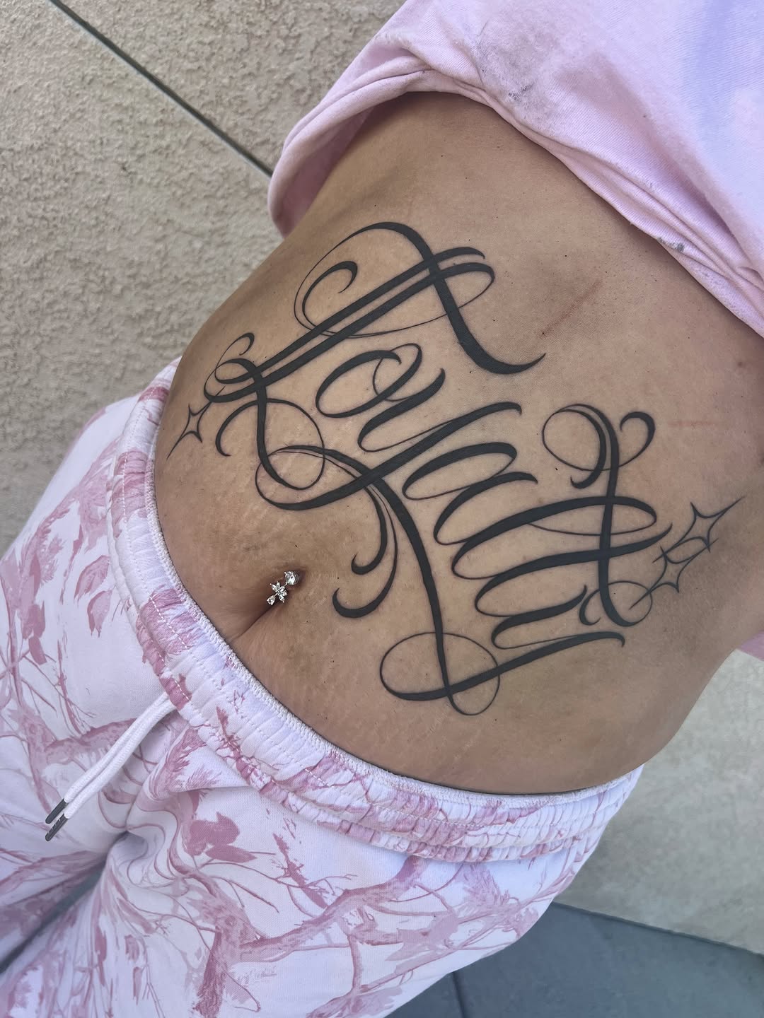 Tattoo by @dvminiquex — lettering_script