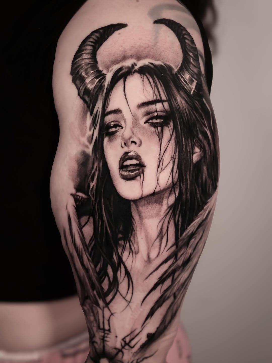 Tattoo by @horror_tattoo — dark_realism, illustrative