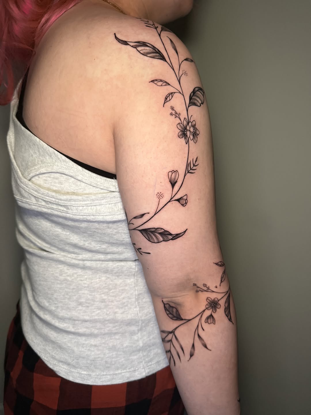 Tattoo by @gnat_art โ fine_line