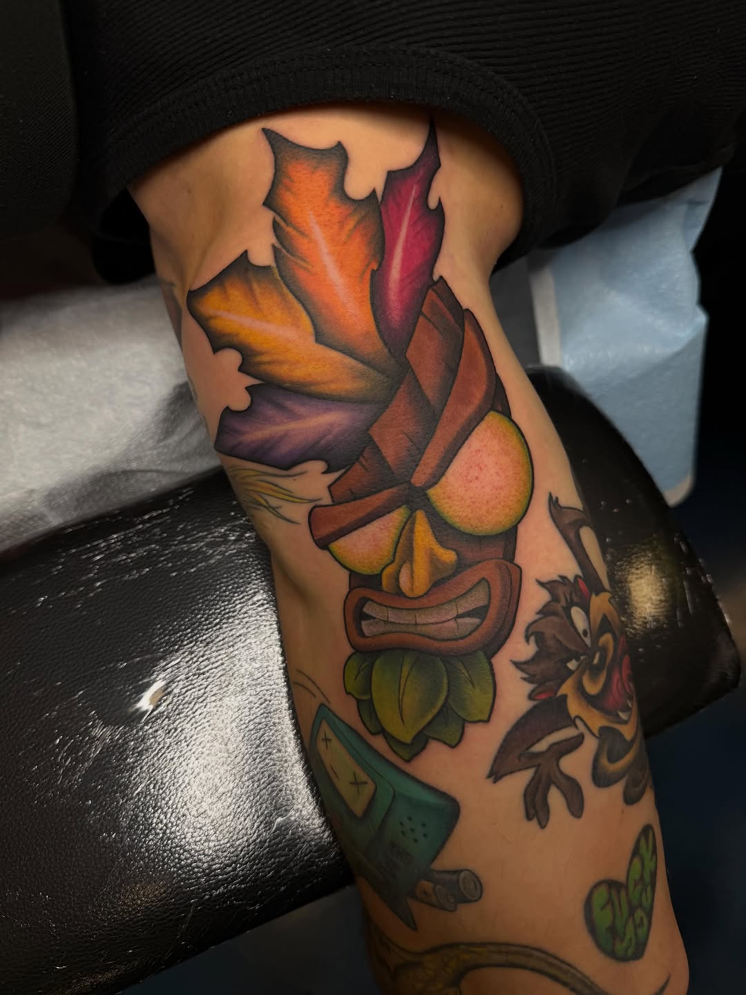 Tattoo by @samdoestattoos โ new_school, anime