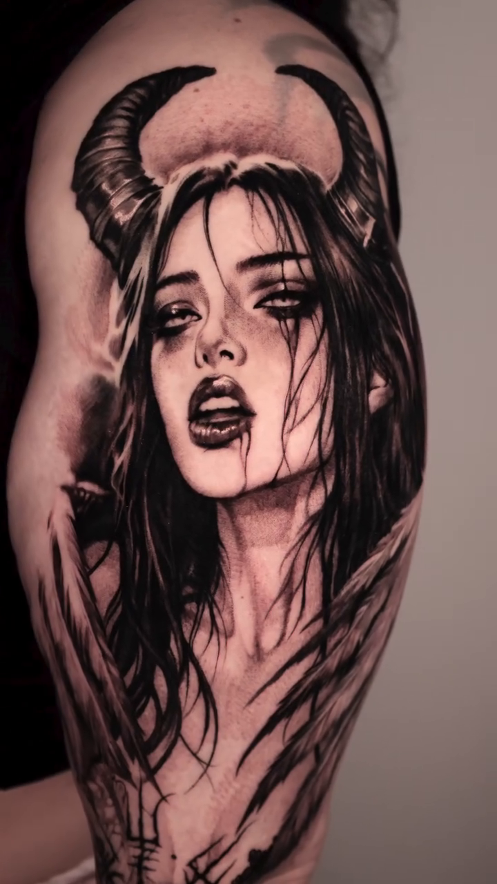 Tattoo by @horror_tattoo — dark_realism, illustrative
