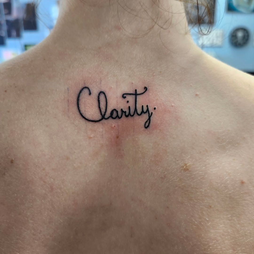 Tattoo by @germ.tattoo — lettering_script, fine_line