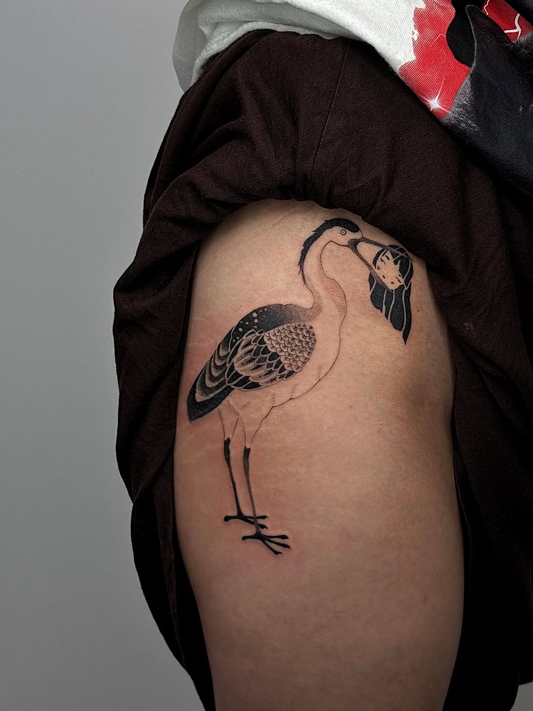 Tattoo by @sagodripp — japanese_irezumi, black_and_grey