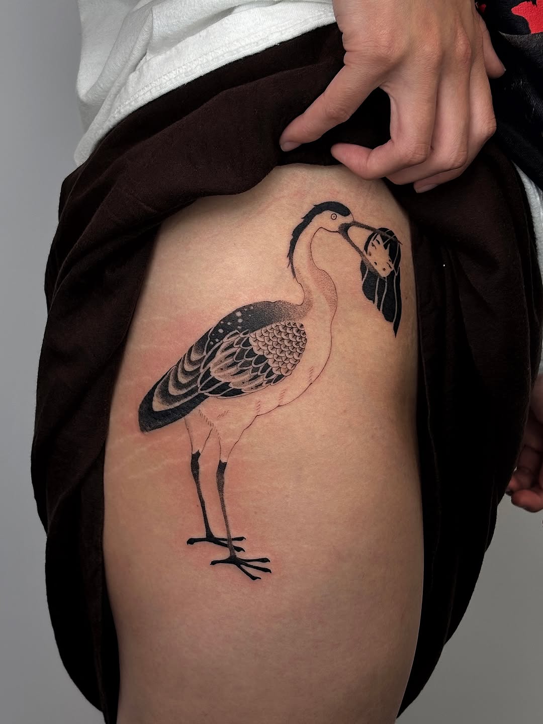 Tattoo by @sagodripp — japanese_irezumi, black_and_grey