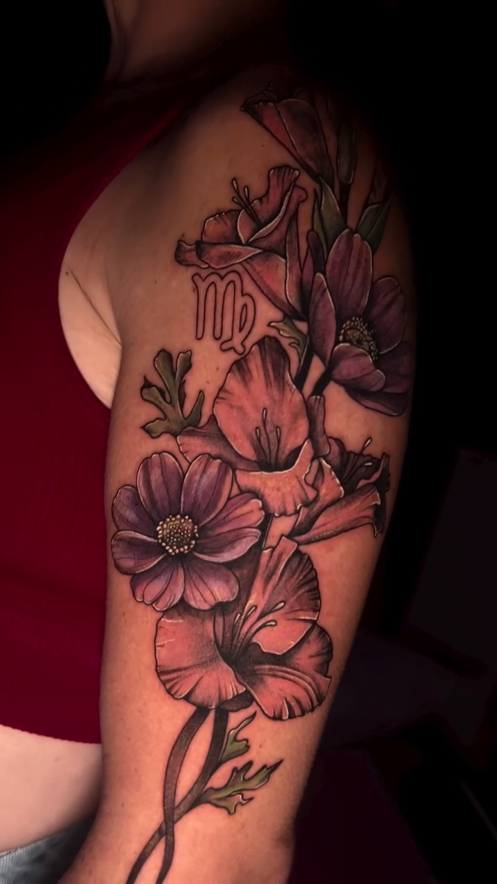 Tattoo by @kastle.pokes — realism, black_and_grey