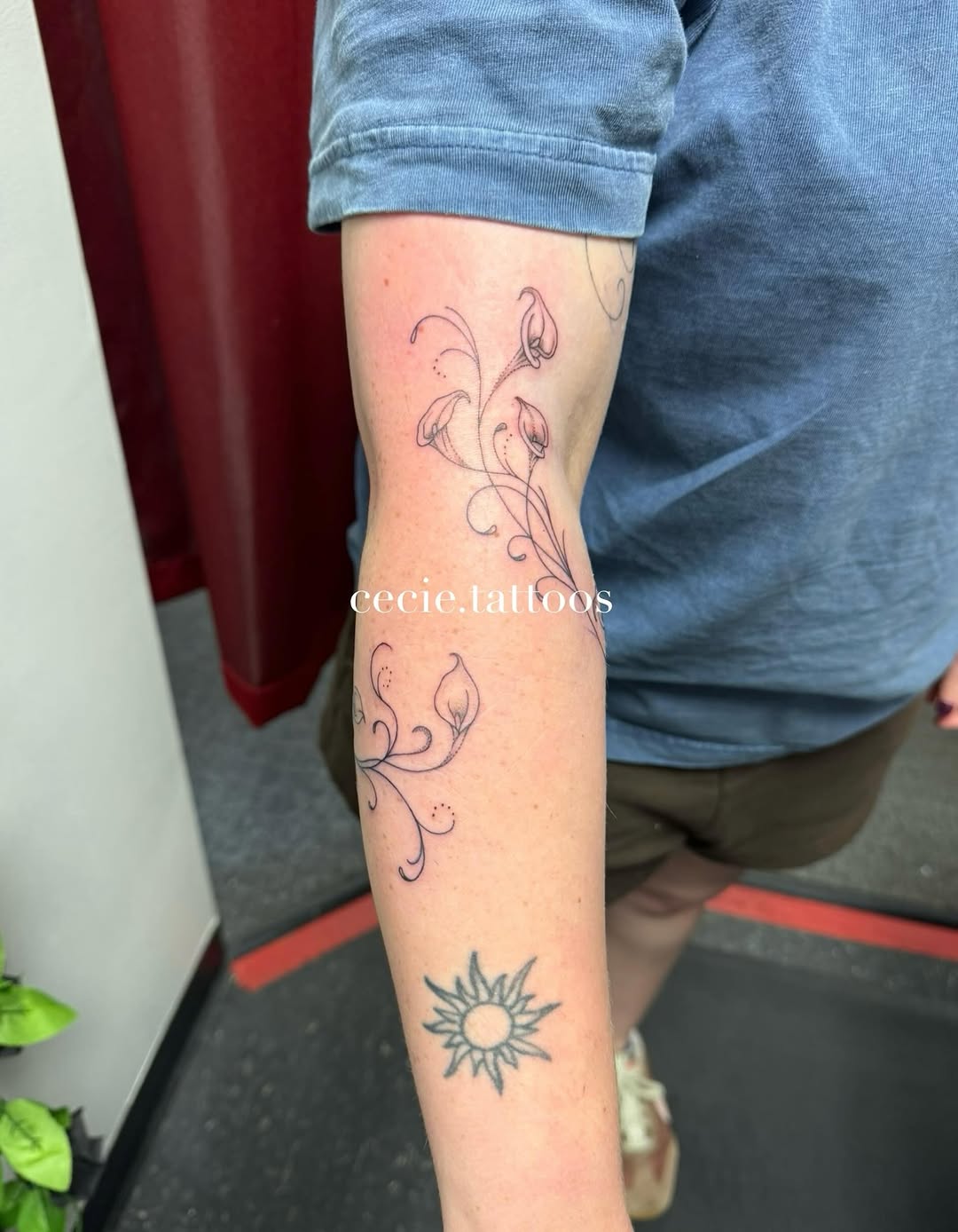 Tattoo by @cecie.tattoos — fine_line, minimalist