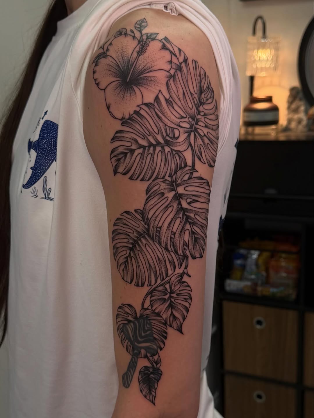 Tattoo by @tattooer_haylie — illustrative, black_and_grey