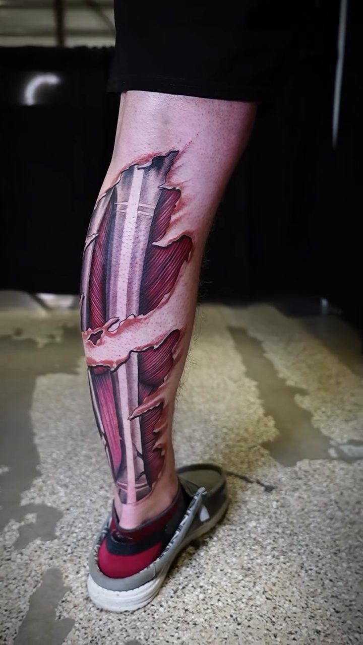 Tattoo by @bornrebel_tattoos โ realism, dark_realism