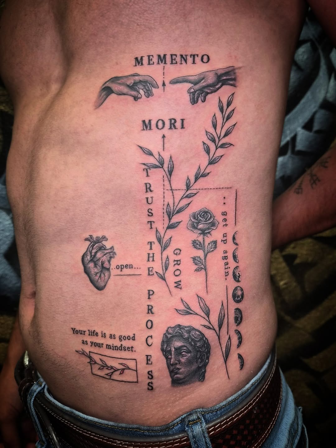 Tattoo by @lovelylyla.tatts — black_and_grey, realism