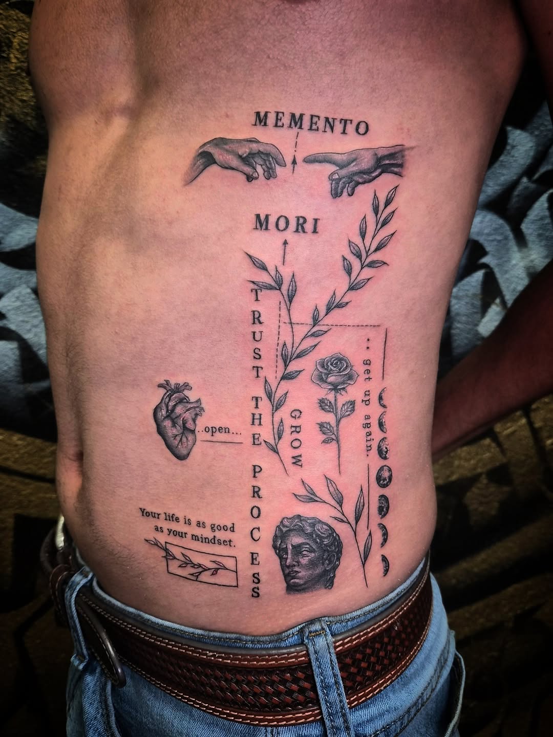 Tattoo by @lovelylyla.tatts — fine_line, black_and_grey