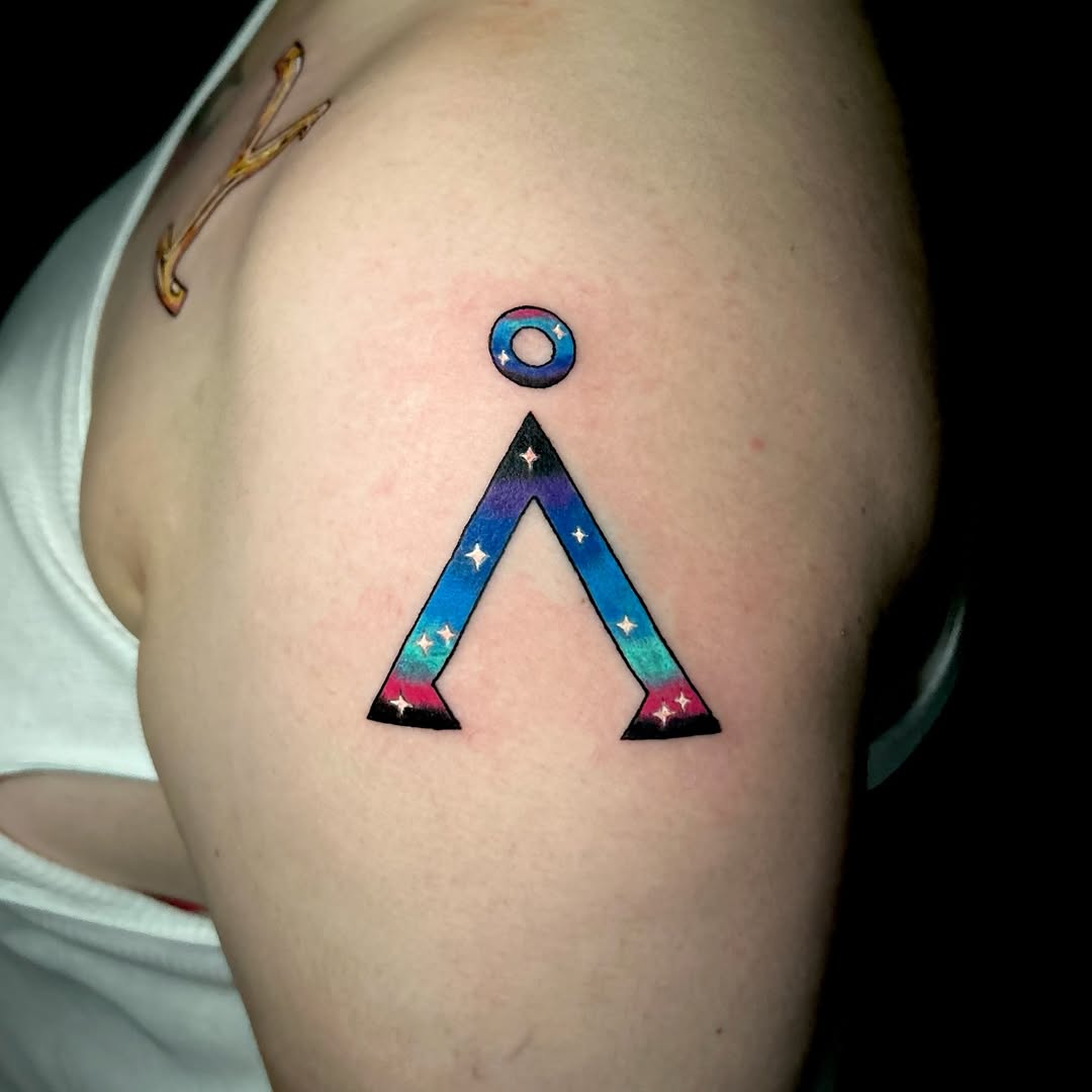 Tattoo by @blackbirdtats — illustrative