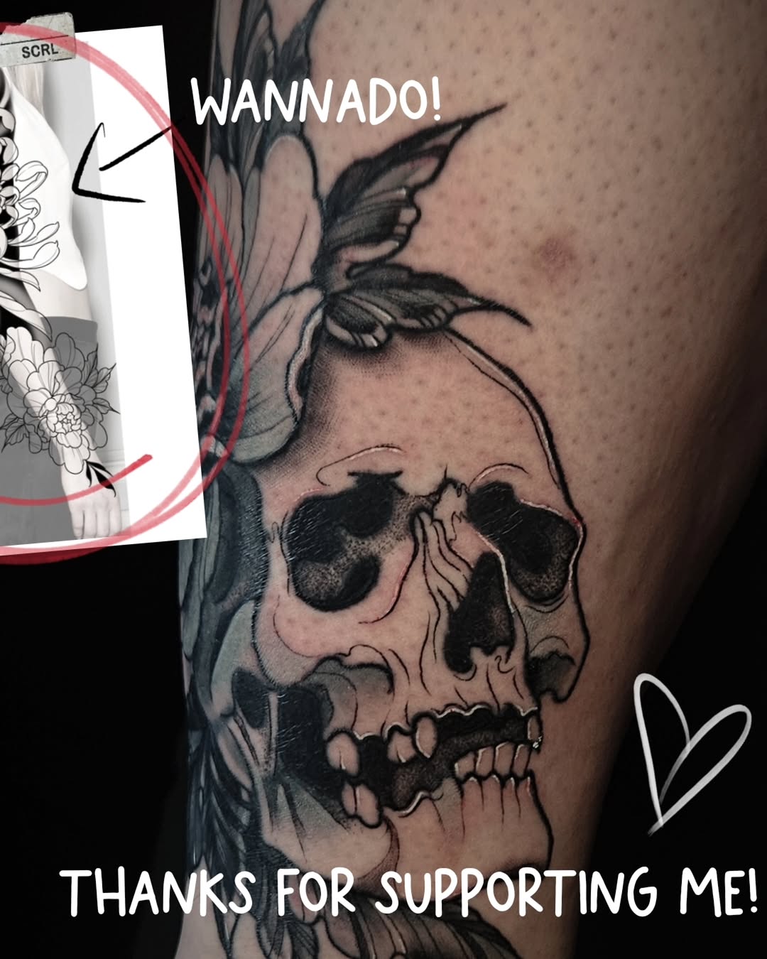 Tattoo by @marthmallow.tatts โ black_and_grey, realism