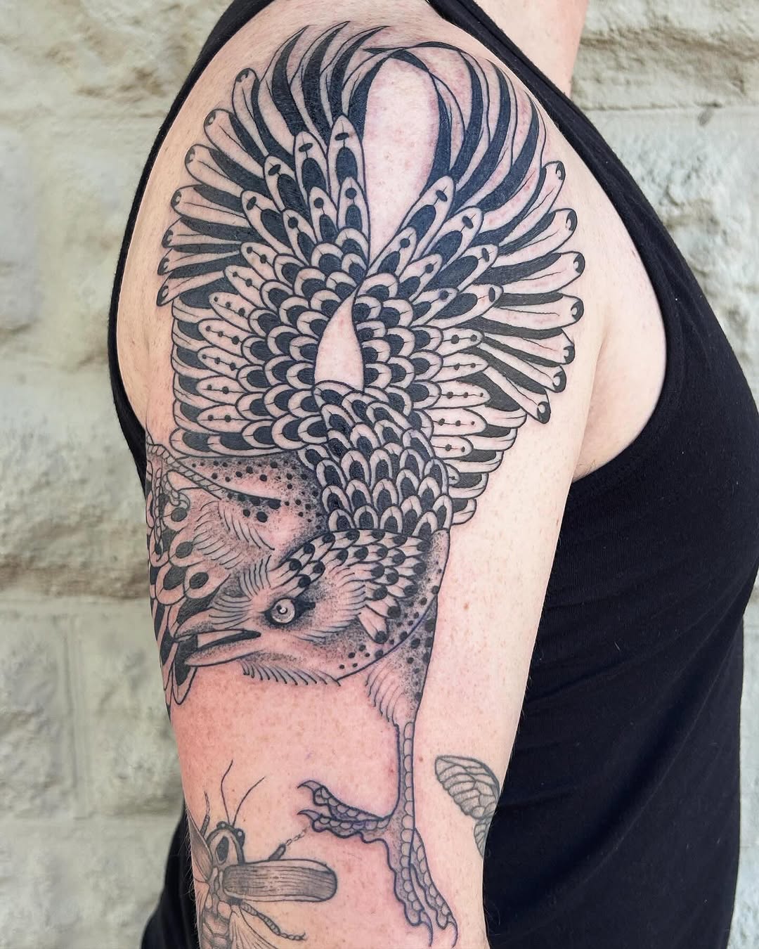 Tattoo by @eekpdx β black_and_grey, dotwork