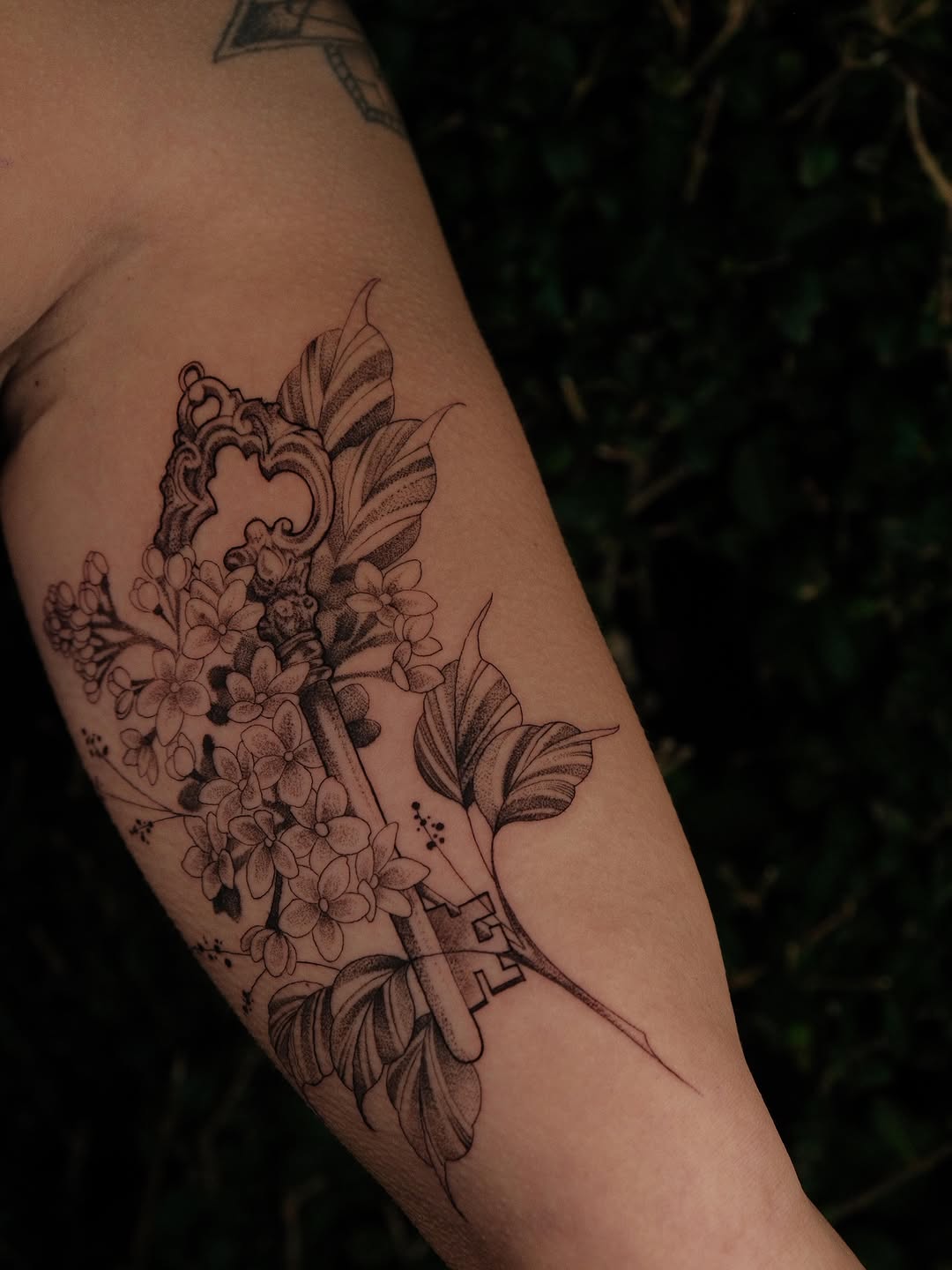 Tattoo by @joeyjazztattoos — illustrative, fine_line