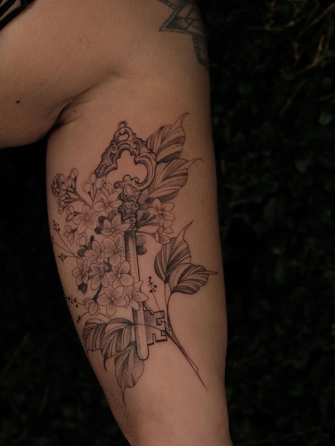 Tattoo by @joeyjazztattoos — illustrative, black_and_grey