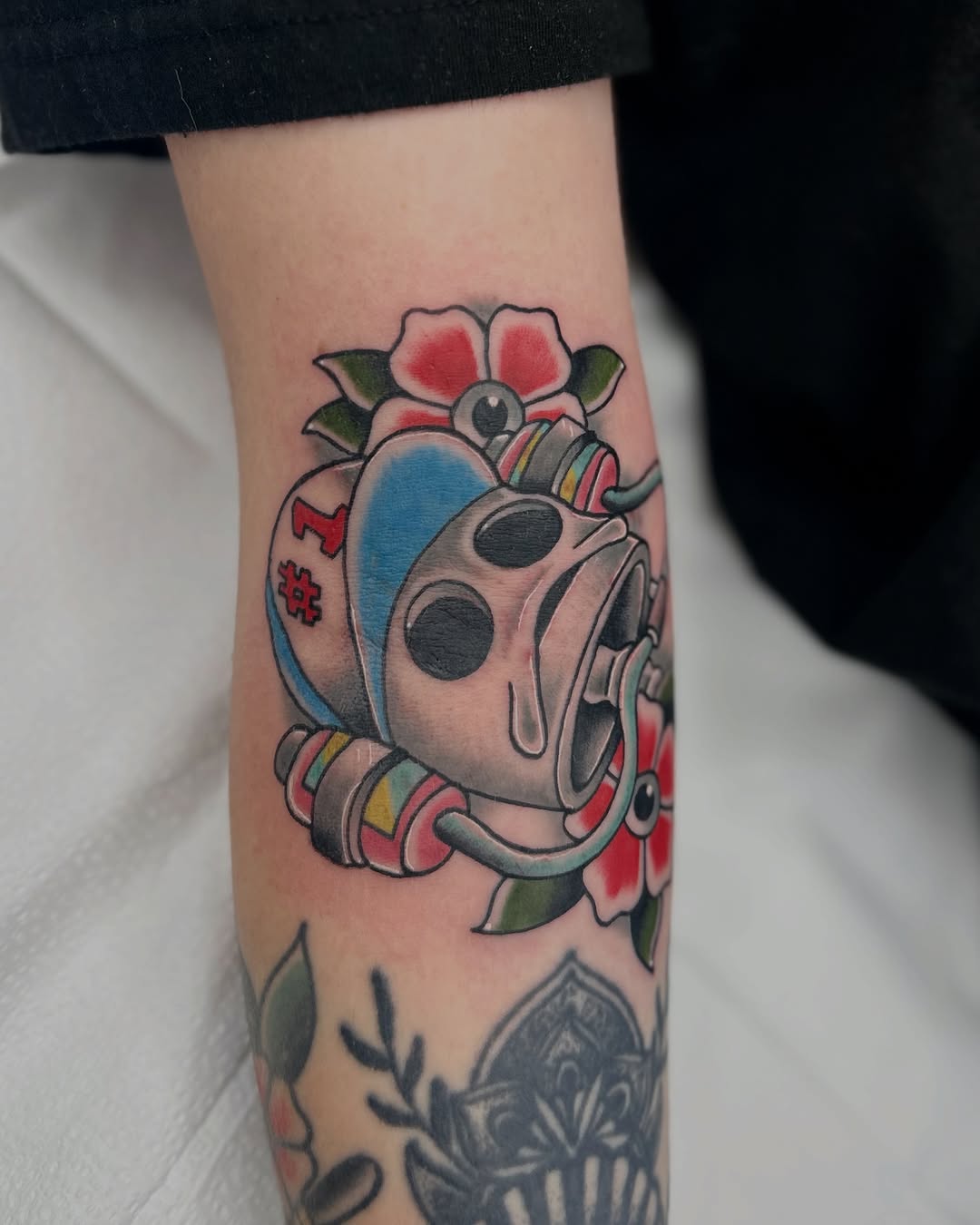 Tattoo by @noahcrowtattoo — american_traditional, illustrative