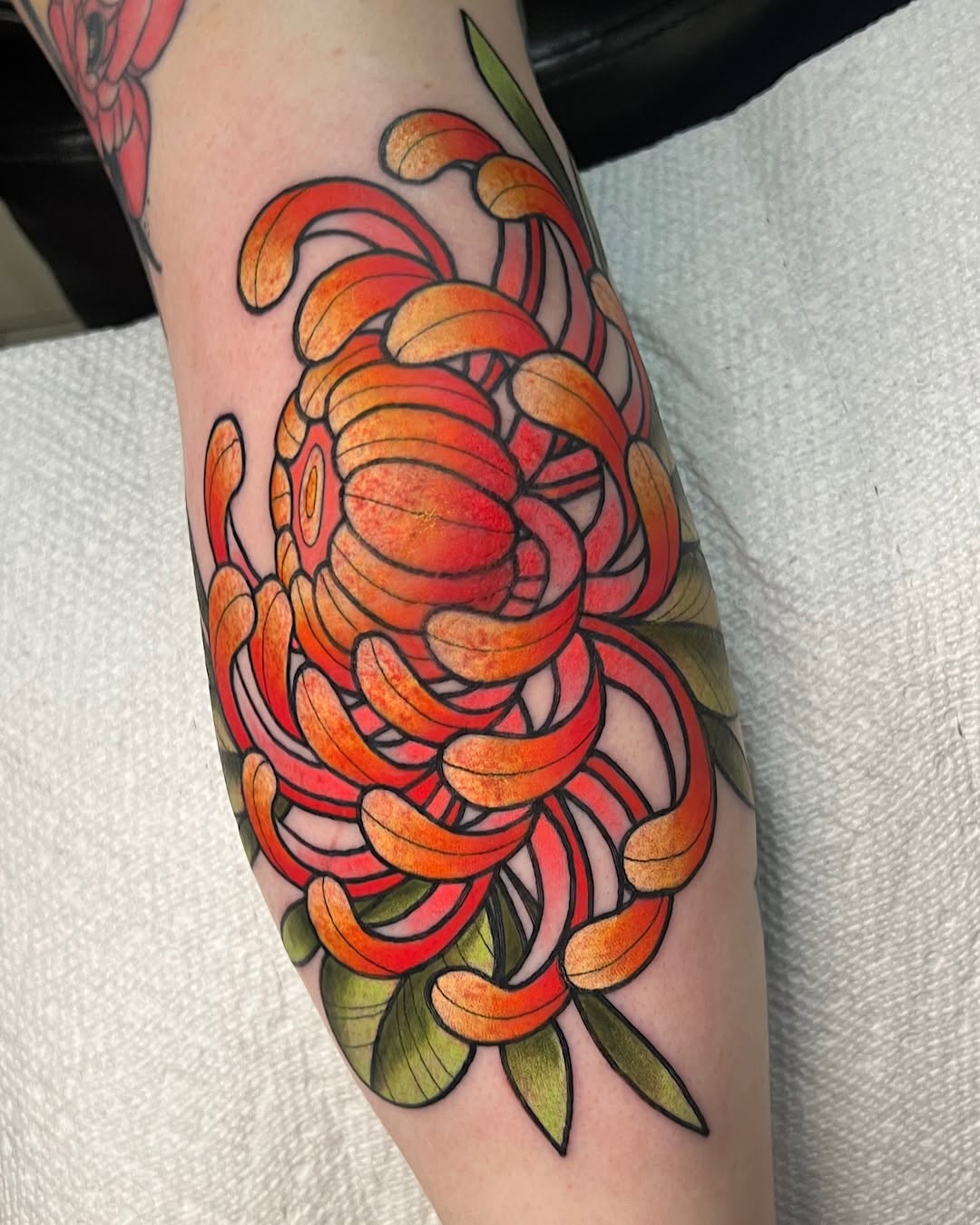 Tattoo by @shannonkeeleyy — japanese_irezumi, neo_traditional