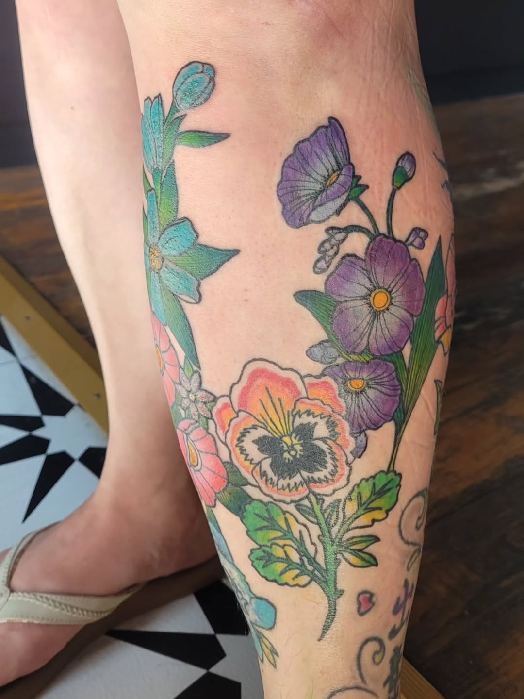Tattoo by @ashleythomastattoos — illustrative, watercolor