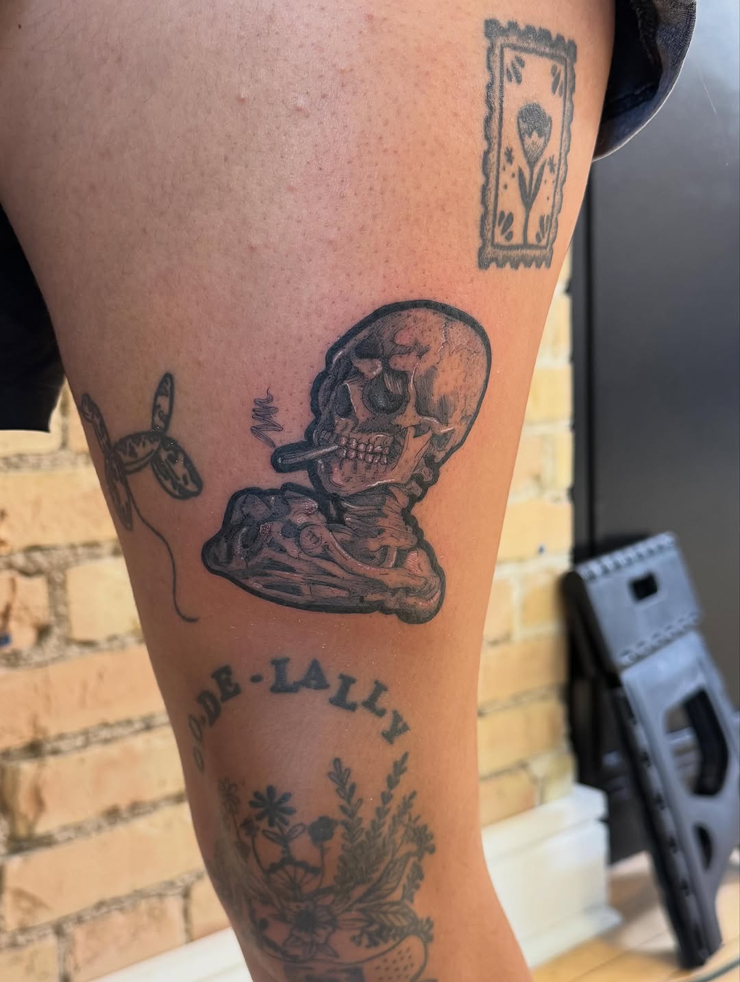 Tattoo by @onlyslightlyartistic โ black_and_grey, realism