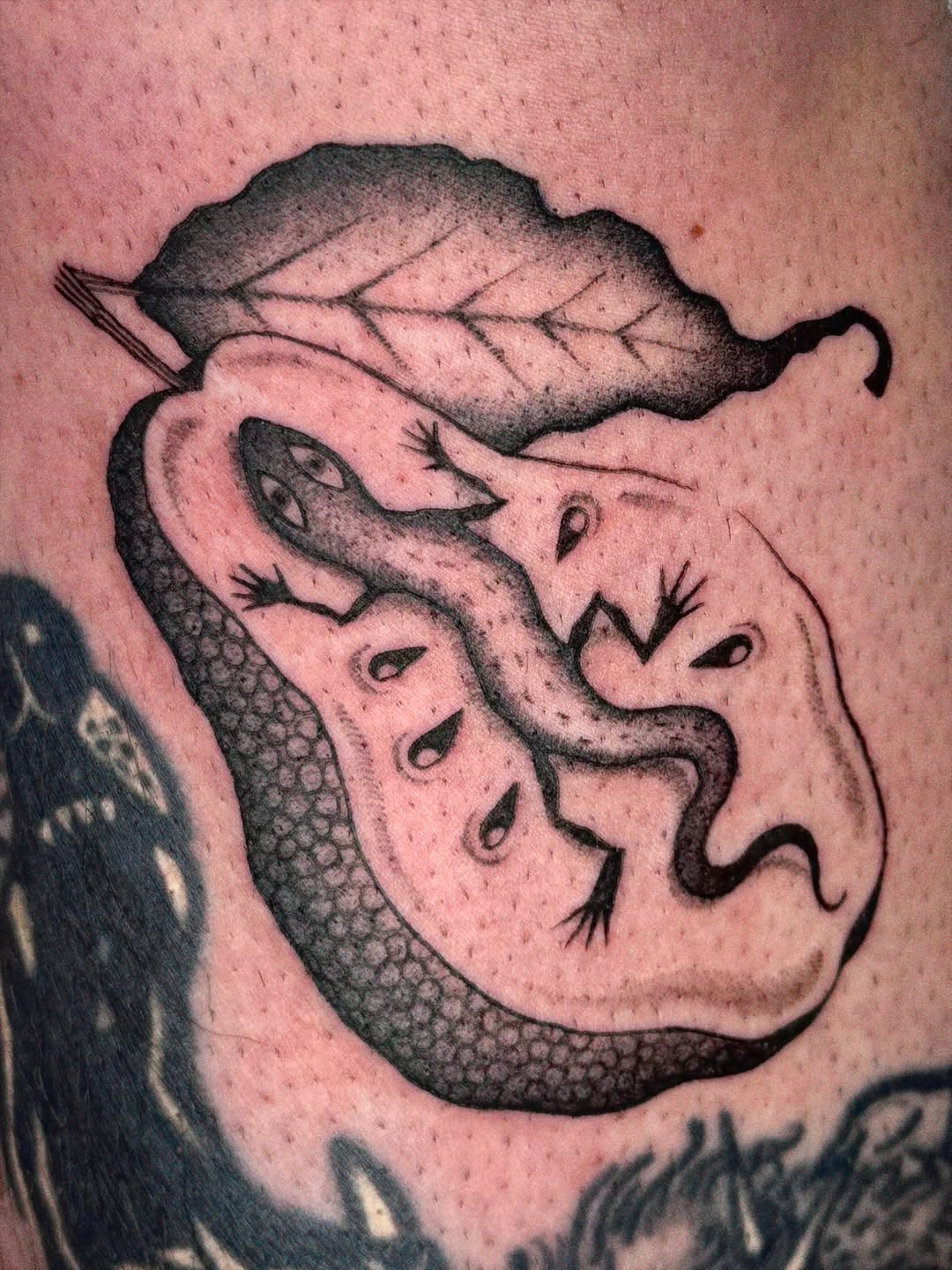 Tattoo by @inkshame — dotwork