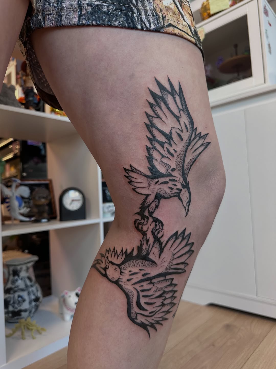 Tattoo by @amb.tattoo — illustrative, dotwork