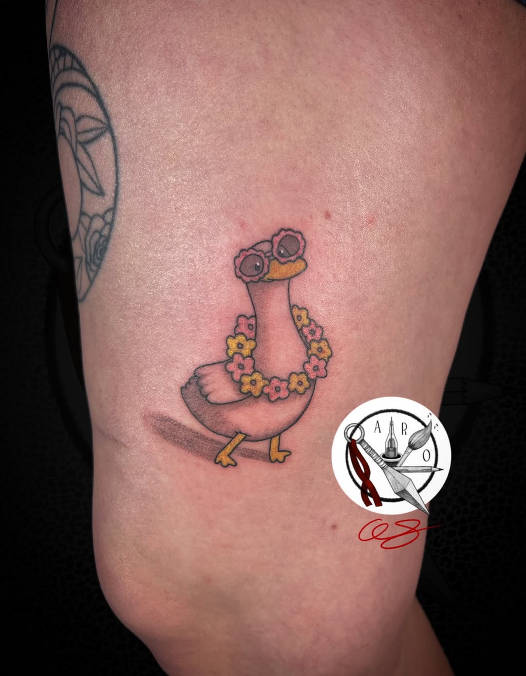 Tattoo by @a.real.otaku.tattoos — illustrative, new_school