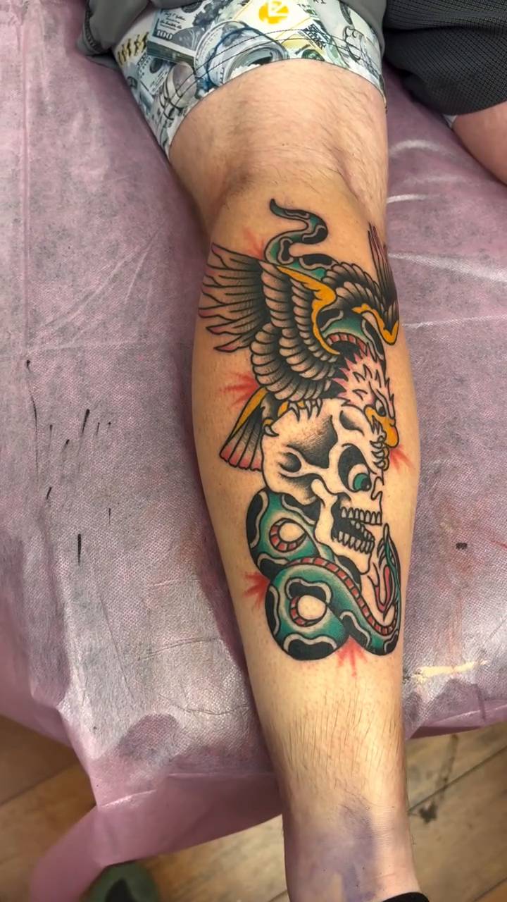 Tattoo by @carsonsmithtats — neo_traditional, japanese_irezumi