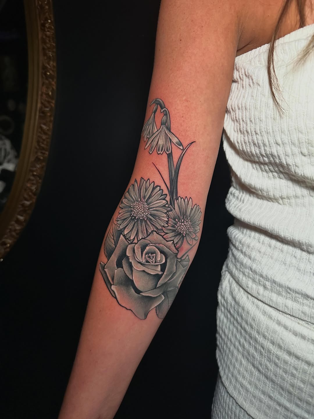 Tattoo by @halz327tattoos — realism, black_and_grey