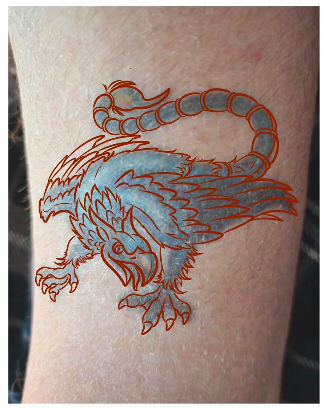 Tattoo by @thecolorqu33n — illustrative, black_and_grey