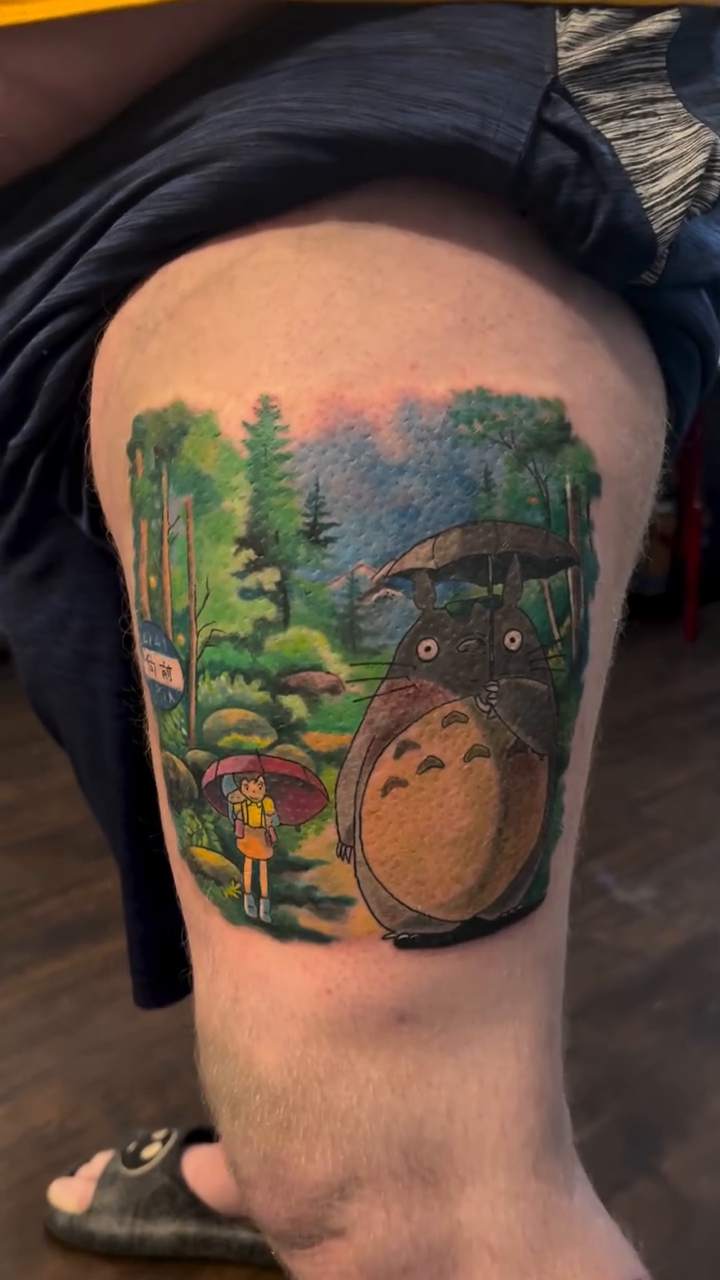 Tattoo by @typhoid_misty — anime