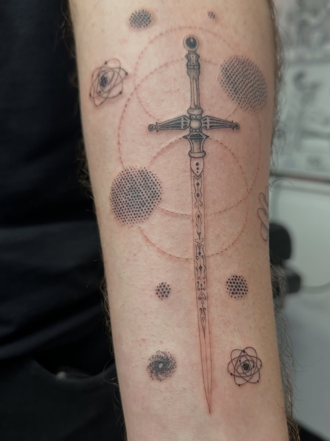 Tattoo by @piccolino_tattoo — dotwork