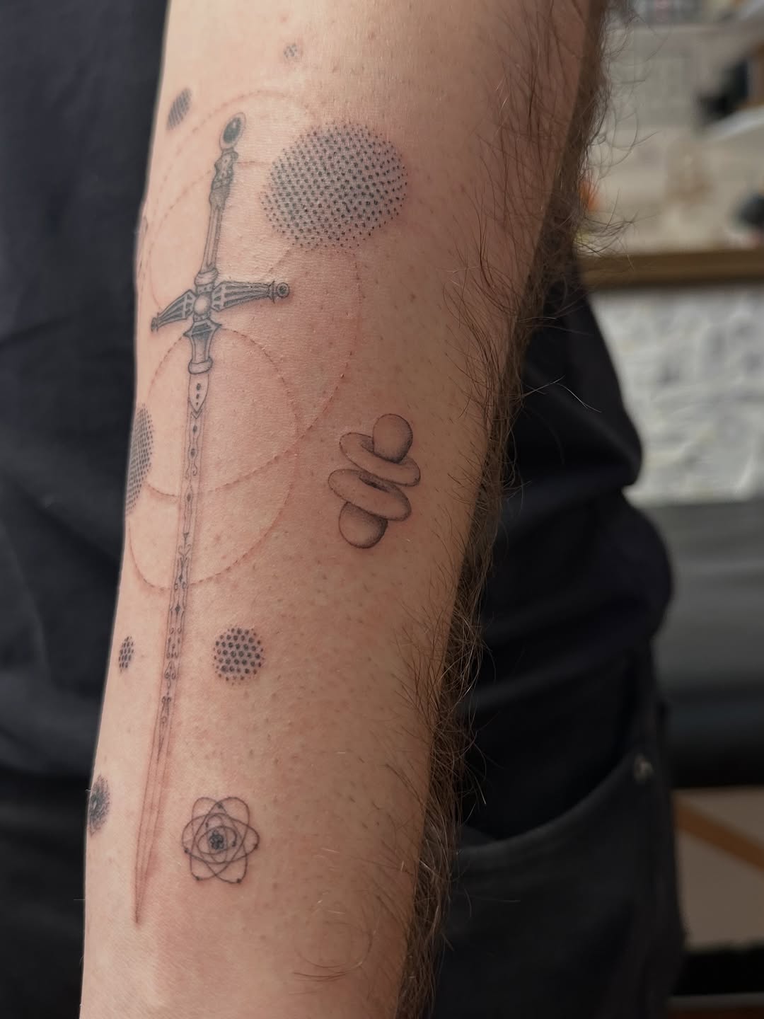 Tattoo by @piccolino_tattoo — dotwork