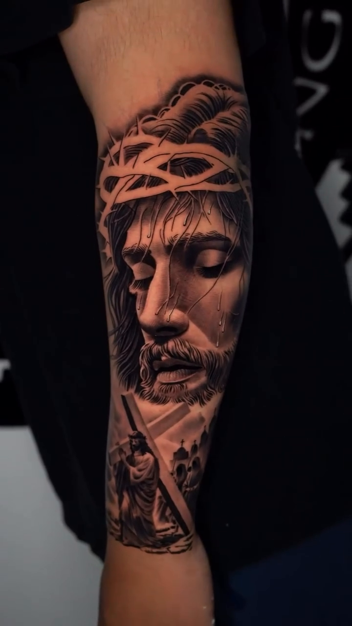 Tattoo by @salvador.tattoos — realism, black_and_grey