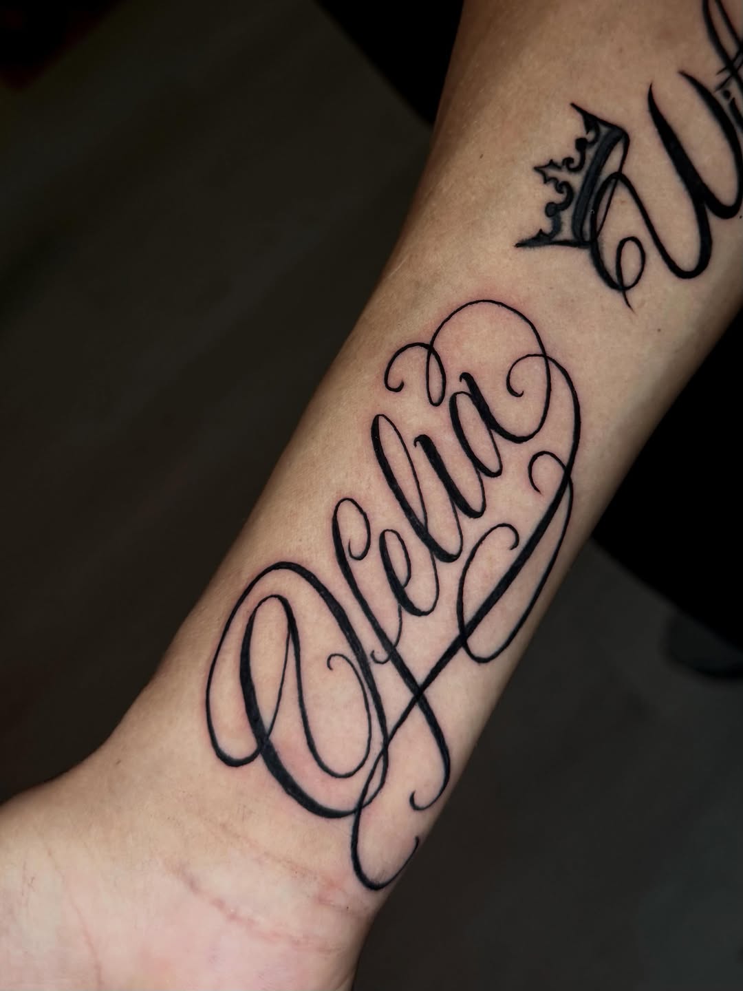 Tattoo by @giigiitatts — lettering_script