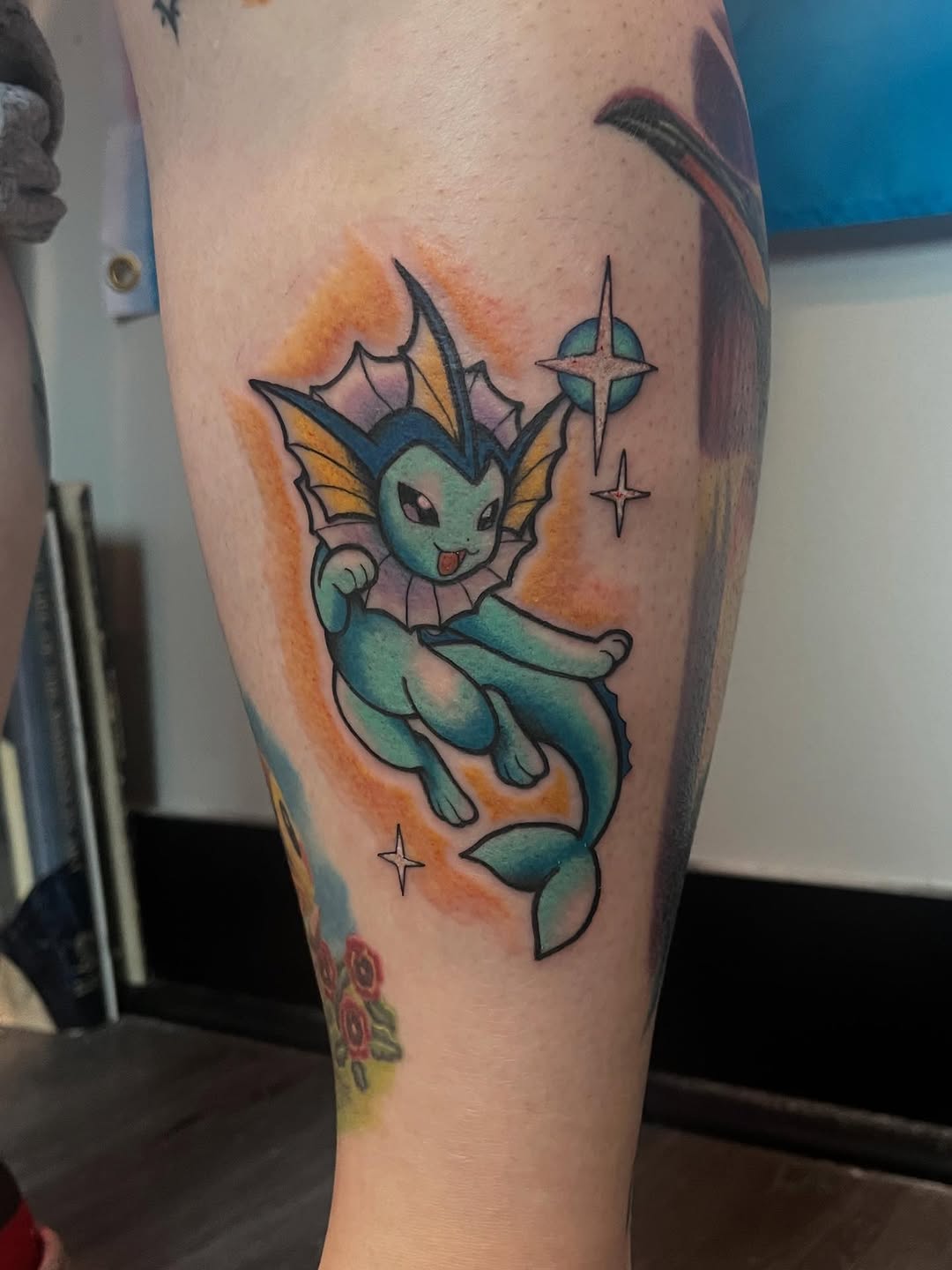 Tattoo by @jessp_tattoo — illustrative, anime