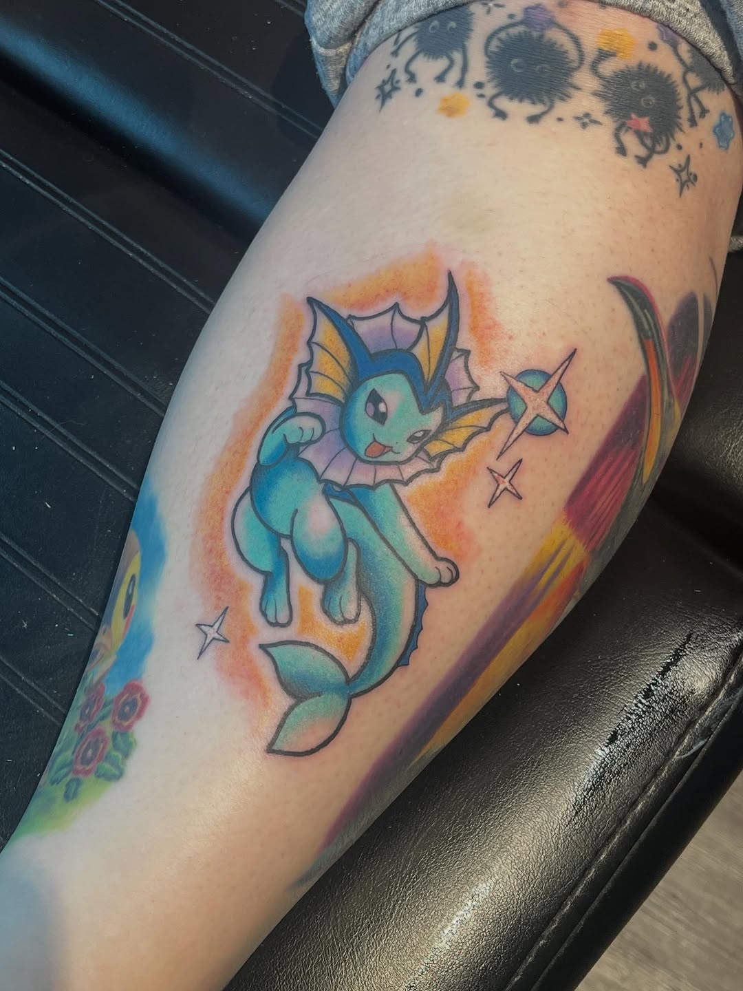 Tattoo by @jessp_tattoo — illustrative, anime