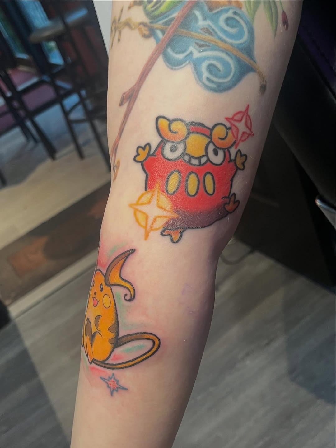 Tattoo by @jessp_tattoo — illustrative, anime