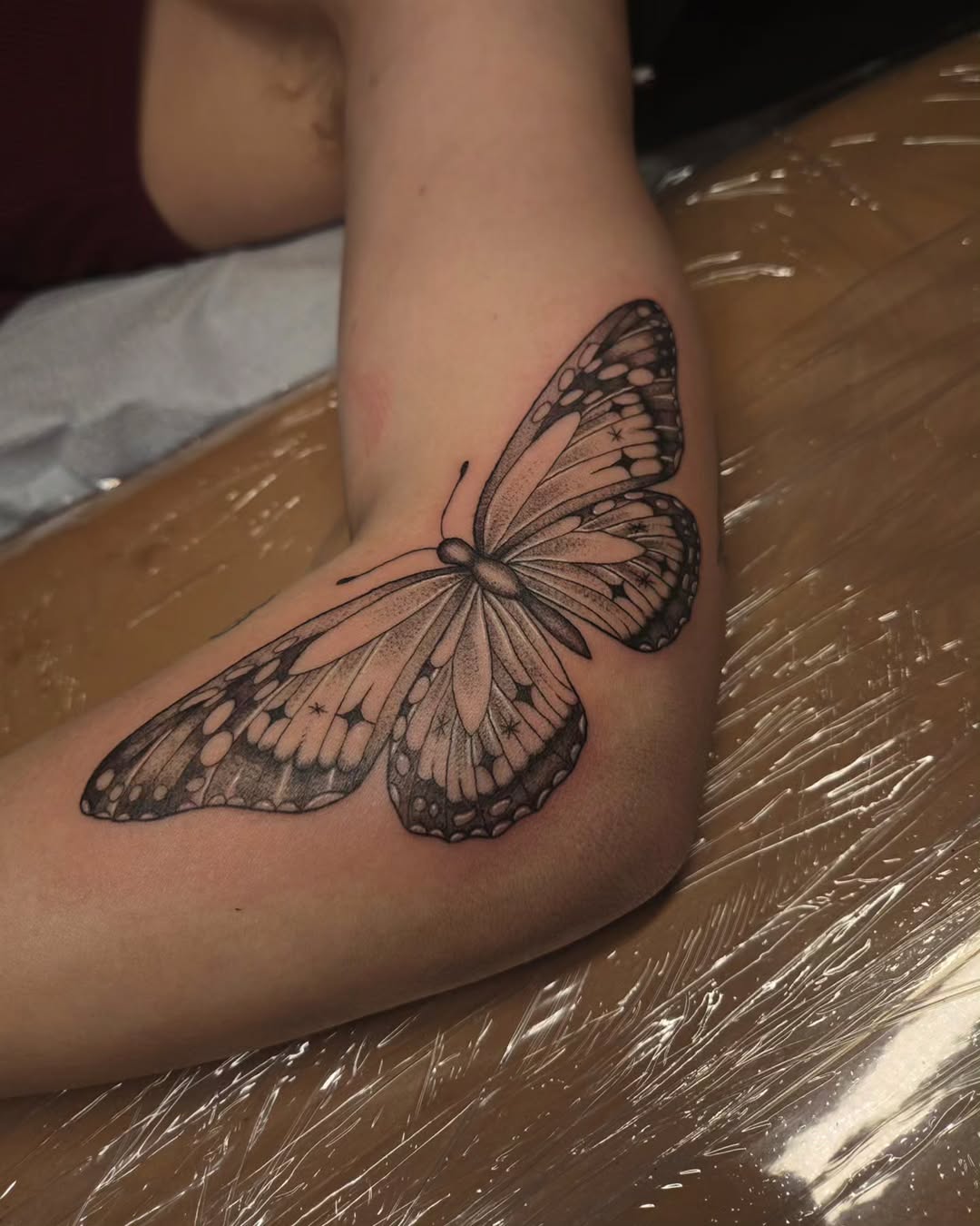 Tattoo by @typewriter.tattoos — black_and_grey