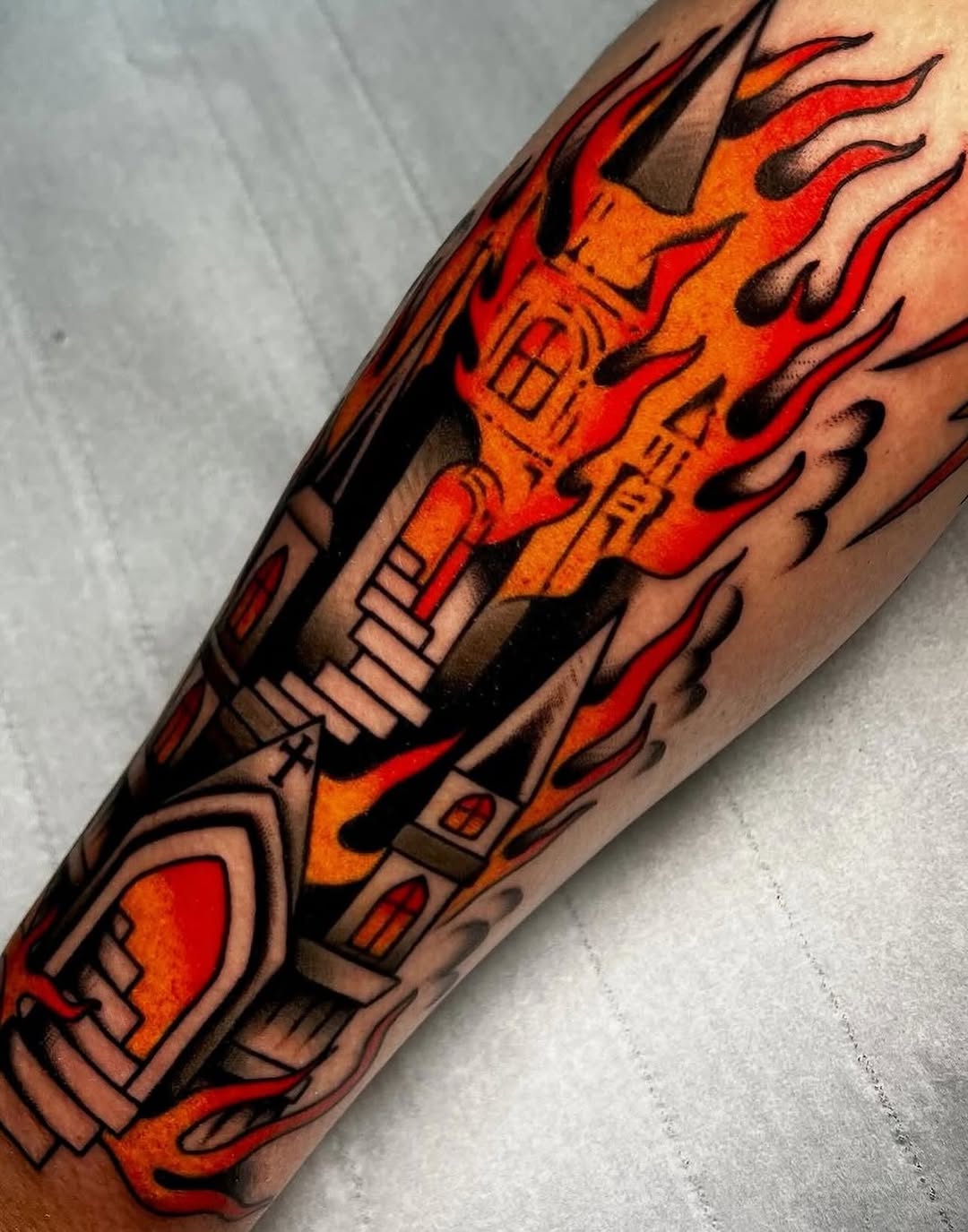 Tattoo by @haileytattooer — american_traditional