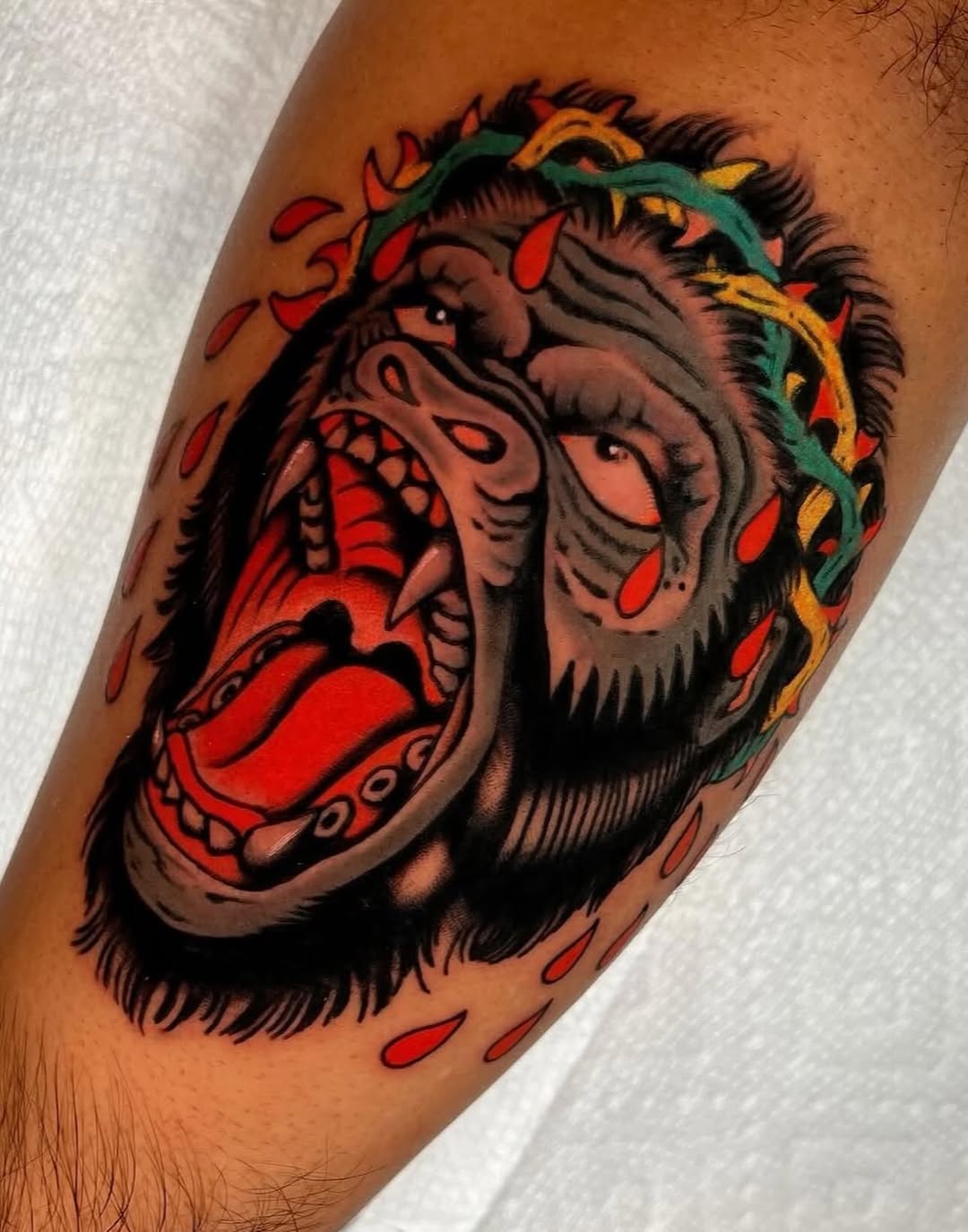Tattoo by @haileytattooer — american_traditional, black_and_grey