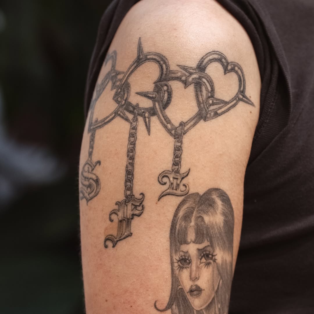 Tattoo by @james_seventhson — illustrative, black_and_grey