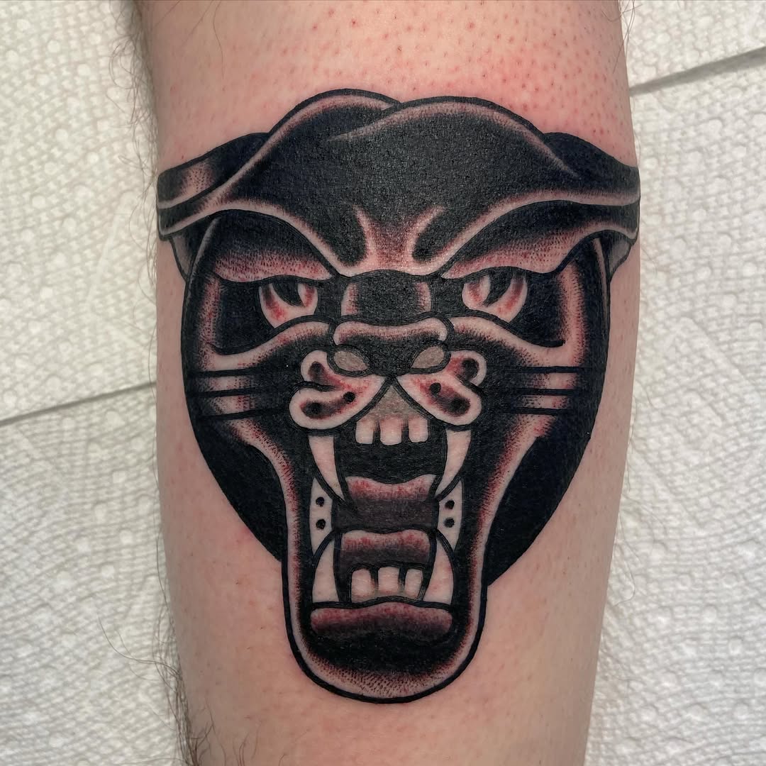 Tattoo by @thedeadwhatever — american_traditional, blackwork