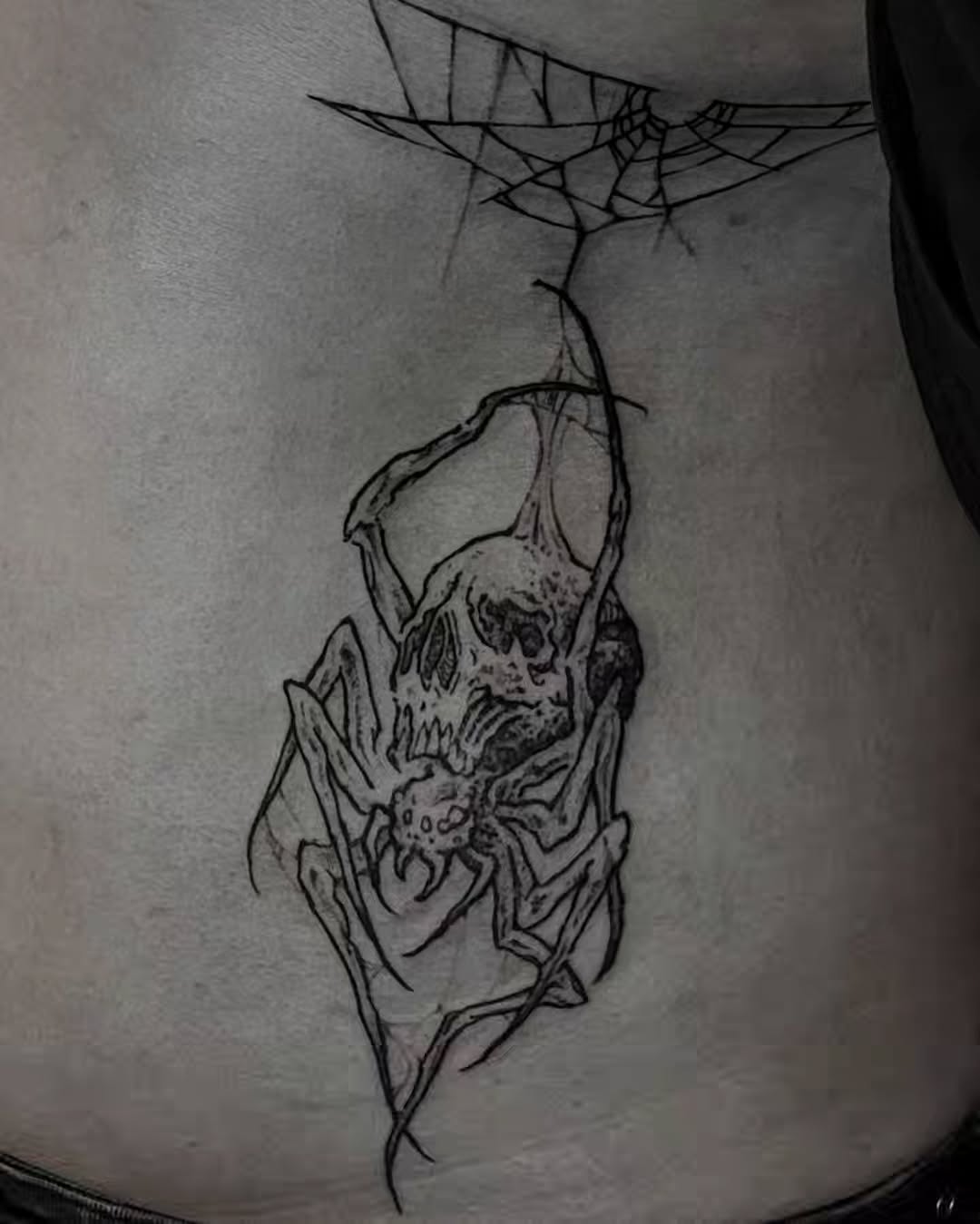 Tattoo by @batsflesh — illustrative, dark_realism