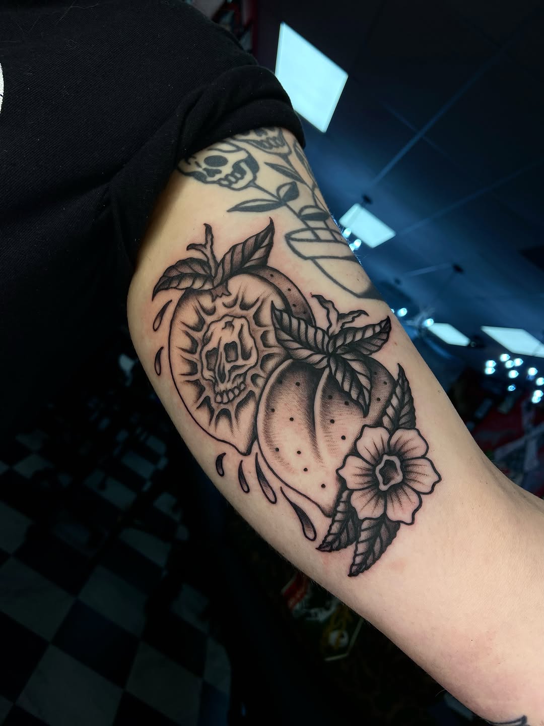 Tattoo by @ryansflashstash — american_traditional, illustrative