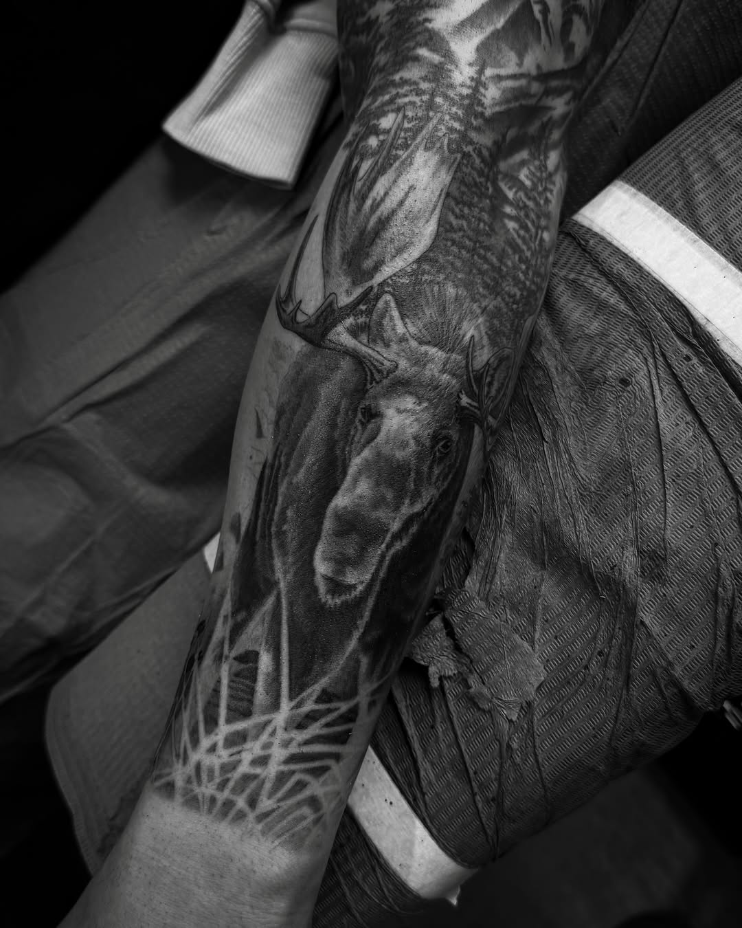 Tattoo by @zakbrochutattoo โ realism, black_and_grey