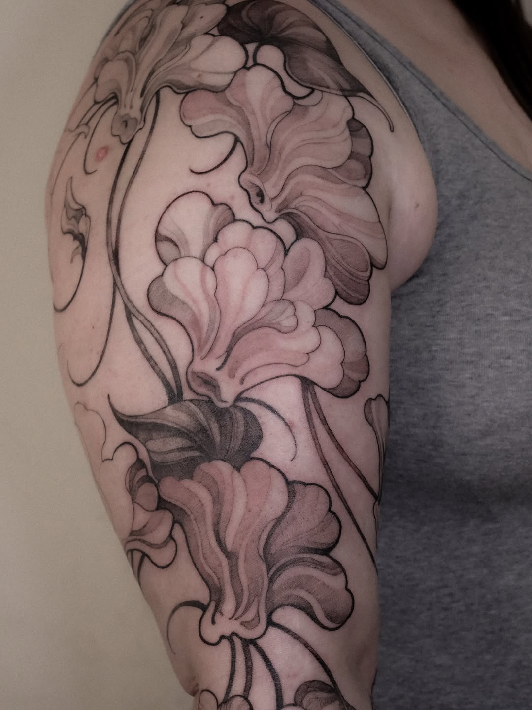 Tattoo by @zozutattoo β black_and_grey, ornamental